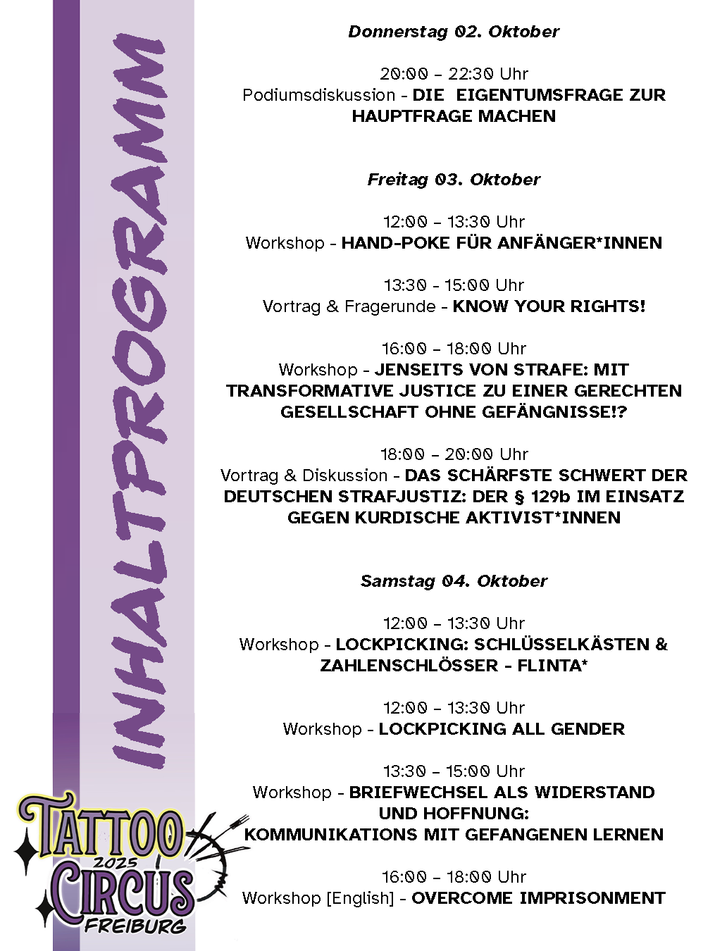 Timtable Workshops